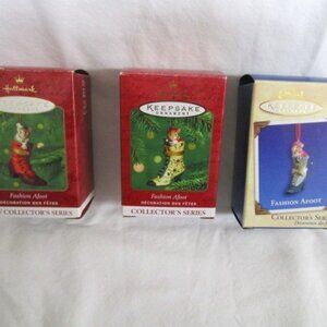 HALLMARK " FASHION AFOOT " FIRST 3 IN SERIES-2000-2001-2002